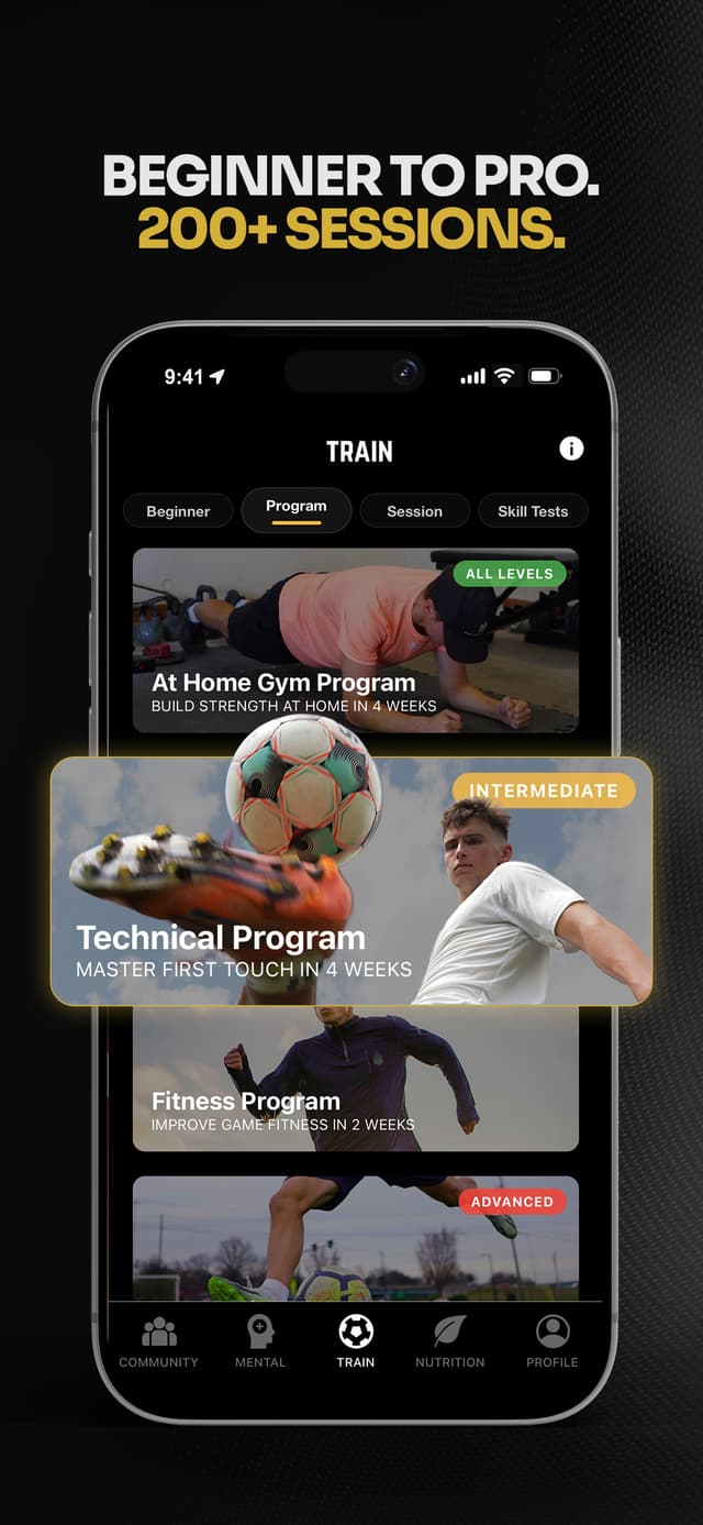 Beginner to pro — 200+ sessions